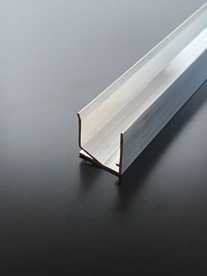 U-Profil 16mm !! 980mm !! Tropfkante Alu Aluminium blank für Stegplatten SDP