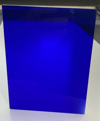 PLEXIGLAS® GS BLAU 5C01 Massivplatte Scheibe Acrylglas PMMA Glas 3mm & 4mm