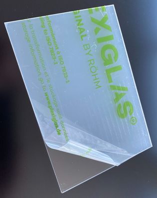 PLEXIGLAS® GS Farblos Massivplatte Scheibe Acrylglas PMMA klar 3 - 10mm