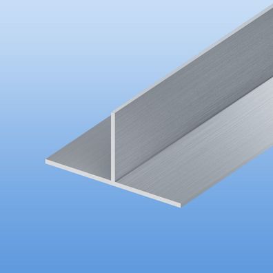 T-Profil Aluminium Alu pressblank (AlMgSi0,5) T-Träger T-Metall