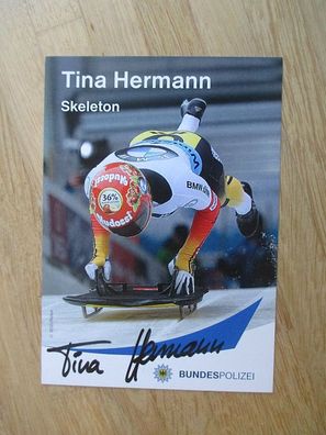 Skeleton - Tina Hermann - handsigniertes Autogramm!!!