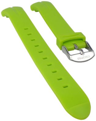 Calypso Uhrenarmband | Kunststoff grün glatt weich Modell K5727/6