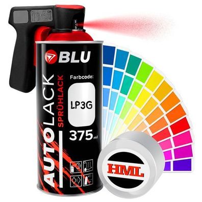 BLU Spraydosen LP3G rot flashrot basislack spray autolack für VW SEAT 375ml