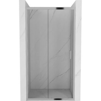 Mexen Apia ausziehbare Duschtür 115 cm, Transparent, Chrom - 845-115-000-01-00