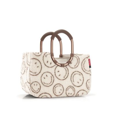 reisenthel loopshopper M smiley&reg; teddy chocolate OS1045 Shopper 12l Plüsch