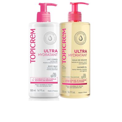 UH ULTRA Moisturizing MILK + SHOWER OIL CASE 2 Stück