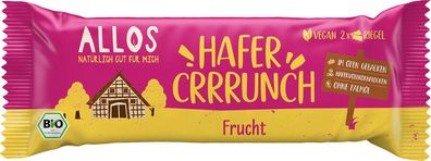 6x Allos Hafercrrrunch Riegel Frucht 50g