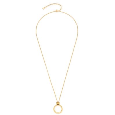 Leonardo Schmuck Collier für Damen Vera 60 cm Clip & Mix Goldfarben 027108