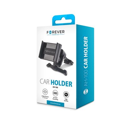 Forever Moto Line AH-100 Auto-Handyhalterung Schwarz für Lüftungsgitter 6 bis 9,5