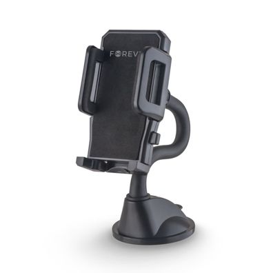 Forever Moto Line CH-140 Auto-Handyhalterung Schwarz für Windschutzscheibe mit 20