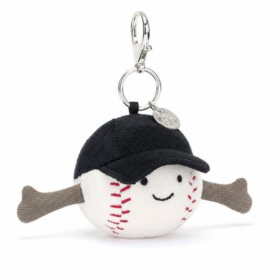 Jellycat Amuseables Sports Baseball Taschenanhänger Plüsch 12 cm