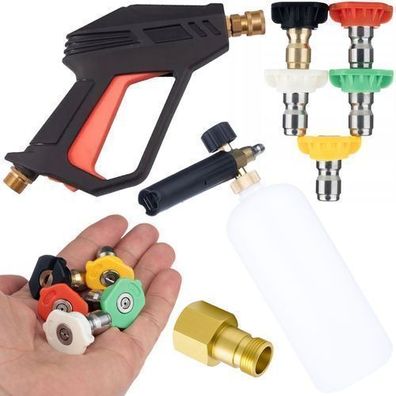 Rosfix Set Hochdruckpistole M22 + 5 Düsen + Schaumlanze 1L | 275 bar
