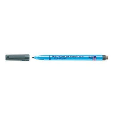 Folienschreiber Lumocolor 305M - schwarz 1,0 mm correctable nachfüllbar