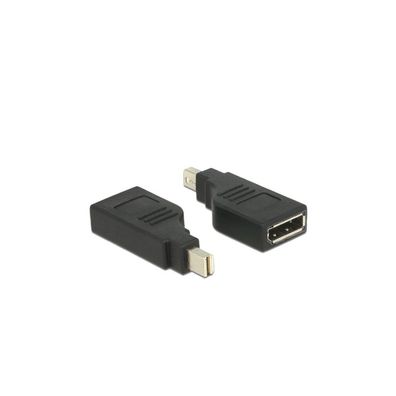 DELOCK Displayport Adapter mini DP -> DP St/Bu 4K 90° sw