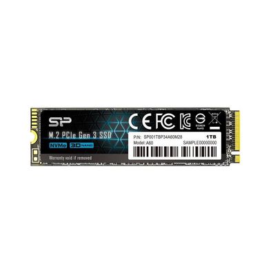 SSD 1TB Silicon Power M.2 PCI-E Ace A60 Gen 3x4 NVMe