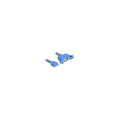 Delock DELOCK USB3.0 Kabel Pinheader 19pin -> 2x A Bu/Bu 0.4
