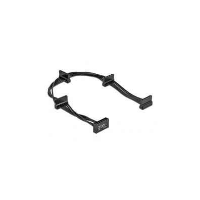 DELOCK Kabel Power SATA 15 Pin St > 4x SATA 15 Pin Bu 40cm