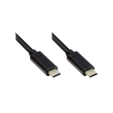 Good Connections USB 3.1 (Gen.1) Kabel USB-C schwarz 0,2m