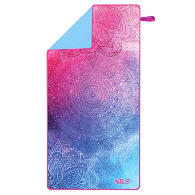 NILS Mikrofaserhandtuch Mandala 160 × 80 cm für Strand Schwimmbad Sport