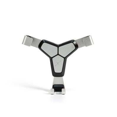 Maxximus Iron Auto Handyhalterung Schwarz Silber Gravity für Lüftungsgitter mit