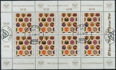 Österreich BLOCK Kleinbogen Nr 1990 zentrisch gestempelt KLE X23F25E