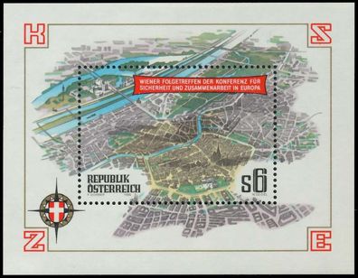 Österreich BLOCK Kleinbogen Block 8 postfrisch SD1FF0E