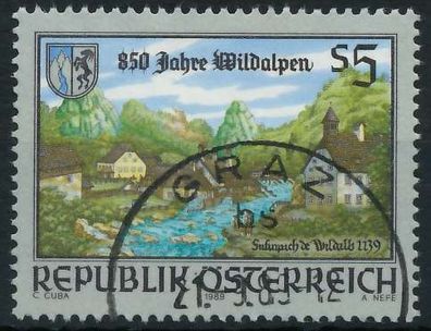 Österreich 1989 Nr 1969 gestempelt X23F746