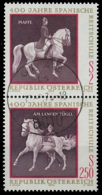 Österreich 1972 Block 2 SZd2 zentrisch gestempelt SENKR PAAR X24F49E