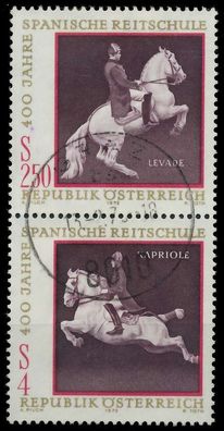 Österreich 1972 Block 2 SZd3 zentrisch gestempelt SENKR PAAR X24F4B6