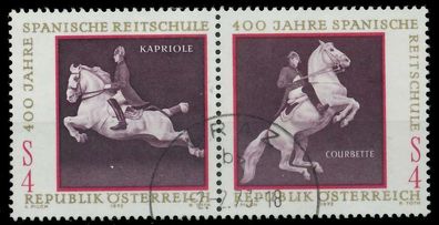 Österreich 1972 Block 2 WZd3 gestempelt WAAGR PAAR X24F4BA