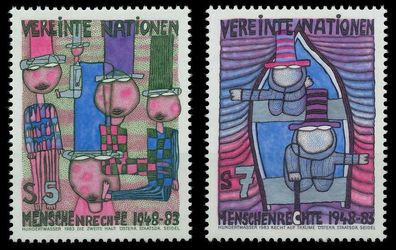 UNO WIEN 1983 Nr 36-37 postfrisch X255642