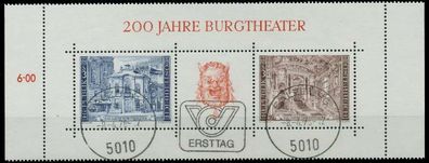 Österreich BLOCK Kleinbogen Block 3 ESST ZENTR- X2559EA