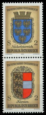 Österreich 1976 Nr 1522 30 SZda postfrisch SENKR PAAR X255B0E