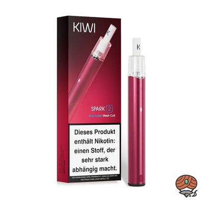 KIWI Spark 2 Kit Velvet Red E-Zigarette, befüllbares Podsystem