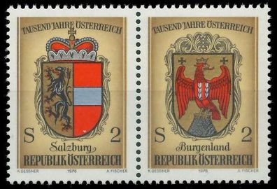 Österreich 1976 Nr 1522 30 WZde postfrisch WAAGR PAAR X255B3E