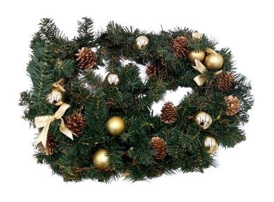LED Tannengirlande 270cm Weihnachtsdeko Weihnachtsgirlande Girlande Türgirlande