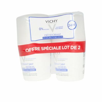 Vichy Deodorant Roll-On 24H Dry Touch für empfindliche Haut (2x 50ml)
