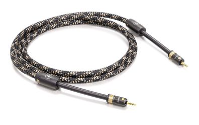 Viablue NF-S1 Silver - HighEnd Klinkenkabel 3,5mm - T8 - Quattro Shield - Cobra