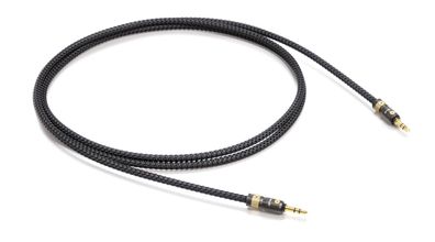 Viablue EPC-4 Silver - HighEnd Klinkenkabel 3,5mm - T8 Stecker stereo - Black