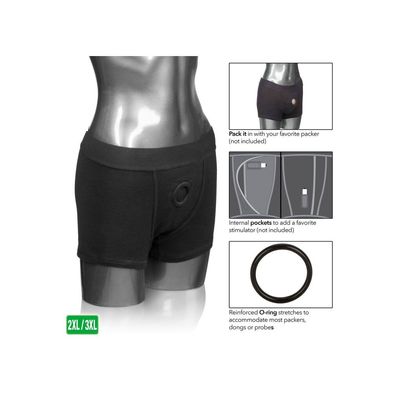 Boxerbrief Harness Schwarz