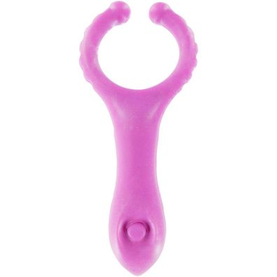 Vibrierender Clit-Stim C-Ring Violett