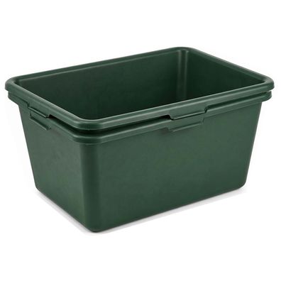 Wildwanne 90 L XXL Kunststoffwanne Futterwanne Wasserbottich Grün Eckig