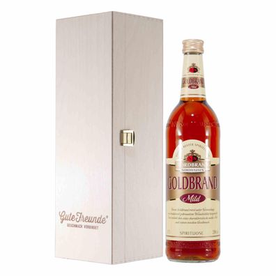 Nordbrand Goldbrand mit Geschenk-Holzkiste