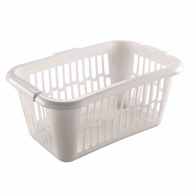 Wäschekorb 57 cm aus Kunststoff, ergonomische Form