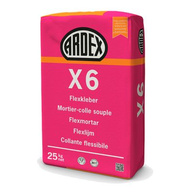 ARDEX X 6 Flexkleber 25kg - ideal für Neubau, Renovierung und Profi-Verlegung
