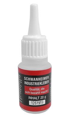 Schwanheimer Industriekleber | schnelltrocknend, 1K-Kleber > 20g