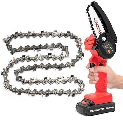 Rosfix Kettensägekette 8" 3/8" 1,3 mm – 48 Glieder | 65Mn Stahl