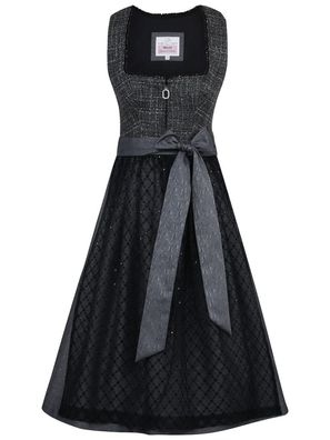 Dirndl Kollersberg 65cm Länge graphit