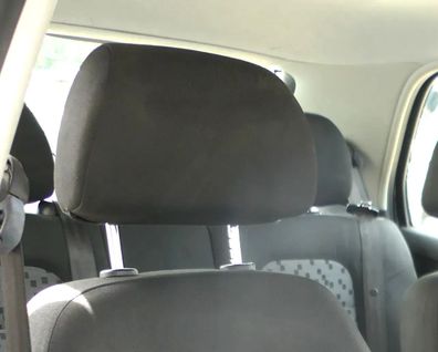 1x Skoda Fabia 6Y Kopfstütze vorne vorn rechts oder links anthrazit dunkel onyx