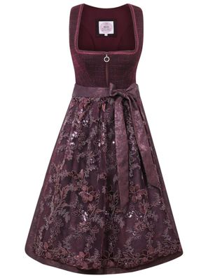 Dirndl Wilhering 65cm Länge traube